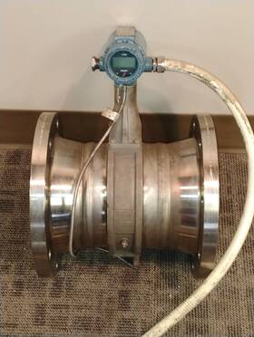 8800df080sa1n1p1mtam5 Rosemount 8 Inch Stainless Flanged Steam/gas Vortex Flow Meter
