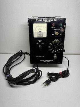 Cfsm-5-rps Scarpa Laboratories Vtg Model Ultrasonic Flow Switch/meter Untested