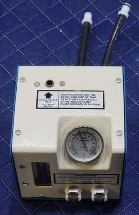 Sms-0122 Seabrook Scientific Flow Rate And Temperature Meter - Analog Medical