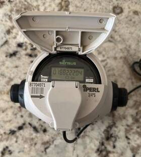 87704971 Sensus Ipearl 3/4 Inch S Smart Digital Water Flow Meter Used
