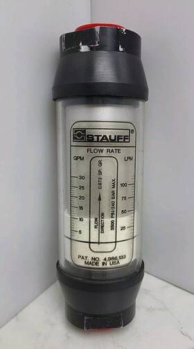 B4a-6hc-30-qs Stauff Ftbaghc-30/b4a-6hc-30-qs Ftbaghc-30 Flow Meter 30 Gpm 3/4 Inch Npt Used