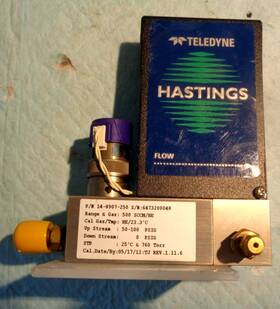 14-8907-250 Teledyne Hastings # Mass Flow Controller 500 Sccm/he Helium