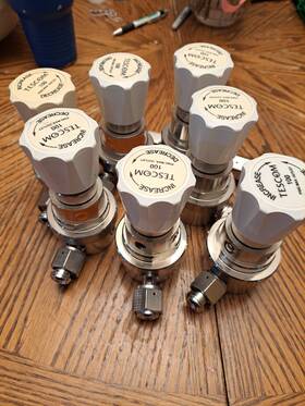 74-3862trl31 Tescom Lot Of 7 Vcr 500psi