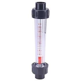 25250l Topincn 783335319107 Flowmeter Rotameter Plastic Tube Type Lzs15 25250l/h Instantaneous Water Liquid