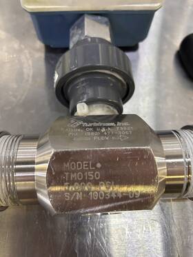 Tm0150 Turbines Inc 1.5 Inch Turbine Flow Meter With Totalizer