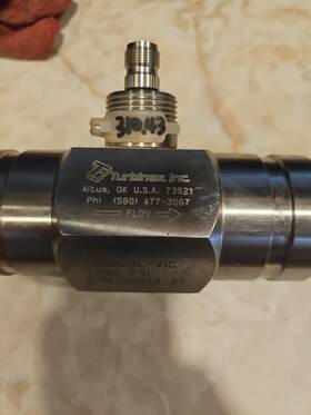 Tmo200l-vic Turbines Inc Model 2 Inch Flow Meter Vic X 1000 Psi