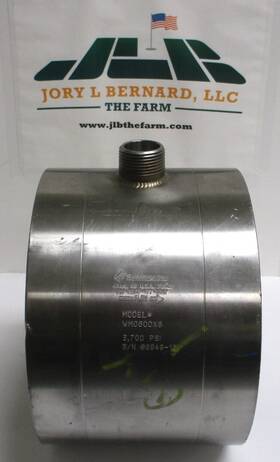 Wm0600x6 Turbines 6 Inch Turbine Meter 3700-psi No-pickup Clean - Used
