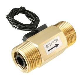 A18041200ux0144 Uxcell G3/4 Hall Effect Liquid Water Flow Sensor Switch Meter Counter