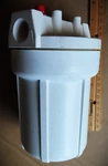 Housing Ametek, White, 1/2" -14 Npt Ports, For 5" Filters. Made Usa. Fixed Price $9.55.
