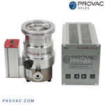 Pfeiffer TMH-071P Turbo Pump With TC100, DCU-110 Controller & Cable, Rebuilt. Fixed Price $6438.00.
