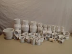Plumbing Pvc Fittings Lot Various Sizes Threaded Glue Spring Check Valve Lasco. Fixed Price $39.95.