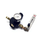 Norgren R08-000-RGM0 Pneumatic Regulator 3/8" Npt W/ Dwyer RMA-10-SSV Flowmeter. Fixed Price $59.99.