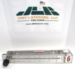 Dwyer, RMC-121-SSV, Flow Meter, 1.0 To 10.0 Scfm Air, 1/2" Fnpt Surplus. Fixed Price $185.00.