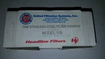 United Filtration Systems Stainless Steel Filter Housing Model 110 5000 Psig. Fixed Price $89.00.