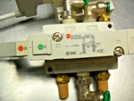 Smc SV3200-5W1U Solenoid Air Control Valve W/ Manifold & Fittings. Fixed Price $35.00.