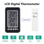 Lcd Digital Thermometer Clock Monitor Wireless Transmitter Indoor/outdoor. Fixed Price $12.99.