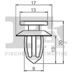 For Fischer 21-40061.5 Clip, Trim/protection Strip. Fixed Price $11.06.