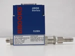 Brooks Instrument 4800 Series Mass Flow Meter Air, 1 Slpm Inlet 25 Psig Outlet 7. Fixed Price $250.00.