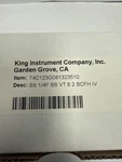 **new** King Instrument 74C123G0813235-10 Glass Tube Rotameter. Fixed Price $140.00.