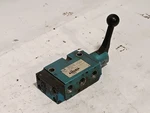 Mac 180001-112-0023 Manual Pneumatic Valve, 4-WAY 3-POSITION, 1/4 Npt, 150 Psi. Fixed Price $39.99.