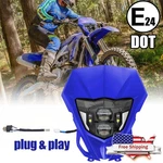 Dot Led Headlight W/blue Mask For Yamaha TTR50/110/125/230/225/250 YZ450FX. Fixed Price $78.00.