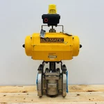 Xomox 4" 061 Plug Valve Body And 316SS/PFA With El-o-matic Actuator *new*. Fixed Price $1995.00.