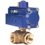 Dynaquip Controls PYHG5AUDA052A 1" Fnpt Brass Pneumatic Ball Valve 3-WAY. Fixed Price $544.99.