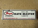 Dwyer Lpm N2 Ratemaster Flowmeter Nitrogen 7528264 Made In Usa. Fixed Price $25.00.
