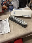 Blue White Flow Meter. F-41000LN-16. Jp. Fixed Price $225.00.