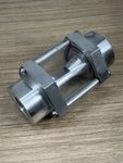 Lube Devices Inc Glass Flow Oil Sight Aluminum 1 Insert - Manitowac Wi. Fixed Price $32.99.