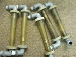 Lot Of Blue-white 91001-108 Flow Meter Gpm 0-20 Lpm 0-75 1-1/2" Fittings Used. Fixed Price $142.00.