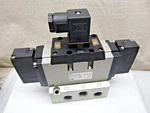 Smc NVFS4210-50Z-03T Solenoid Valve 24VDC 15-150PSI. Fixed Price $200.00.