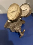 Airco Welding Dual Brass Regulator Adjustable Pressure Gauge - Bell, Smith. Fixed Price $35.00.