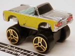 Micro Machines 1965 Lincoln Continental Chrome Lifted Donk (custom Wheel Swap). Fixed Price $12.89.
