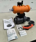 New Georg Fischer 2" Ball Valve, Pneumatic Actuator 198150147, & 167482692 +g F+. Fixed Price $249.00.