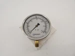 Ashcroft 10-1008-A-02L-30#-BCB Liquid Filled Pressure Gauge 0-30PSI 0-200KPA .... Fixed Price $5.00.