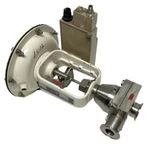 Fisher Controls 32-84081SA Pneumatic Sanitary Valve 5-15 Psi 316SS #2. Fixed Price $279.99.