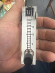 Terra Universal 1600-32 Acrylic Flowmeter Dry Gas 20 Scfh 2" Scale. Fixed Price $45.00.