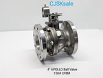4" Apollo Ball Valve 150# CF8M (used).. Fixed Price $350.00.
