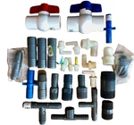 Fittings Pvc Valve Adapter Tee Barb Npt 90 Nipple - Lasco/msi/b.p. Nos 27PC. Fixed Price $48.97.