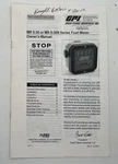 Gpi Great Plains Industries Mr 5-30N Series Fuel Meter Owners Manual G1. Fixed Price $15.00.