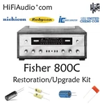Fisher 800C Receiver Restoration Recap Repair Upgrade Rebuild Kit Fix Capacitor. Fixed Price $175.00.