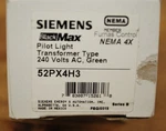 Siemens 52PX4H3 Pilot Light Transformer Type 240 Vac, Series B Green - New. Fixed Price $39.89.