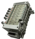 Smc VV5Q21-08-DAN00 8-STATION Pnuematic Manifold Solenoid Valve Block Body Usa. Fixed Price $43.70.