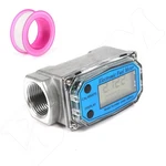 Turbine Flow Meter Electronic 1" Inch 10-100L/MIN Oil. Fixed Price $59.70.