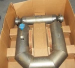 Micro Motion Mass Flow Sensor Flanged 3" CMF300H550NU W/ RFT9739D4SUA (lr). Fixed Price $7000.00.