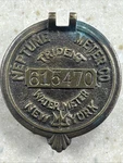 Vintage Neptune Water Meter Trident York Brass Valve Cover Belt Buckle. Fixed Price $20.00.
