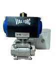 Valtorc Actuated Stainless Ball Valve 2" Full Port, Wog, 3 Pc 1000 Psi, Threaded. Fixed Price $650.00.