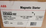 Abb Magnetic Starter CR306A102 Nema Size 00 115-120V 60HZ 110V. Fixed Price $275.00.