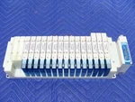 Smc EX260-SMJ1 Cc-link 17 Station Manifold W/ 12 SY5100-5U1-NA Solenoid Valves. Fixed Price $382.49.